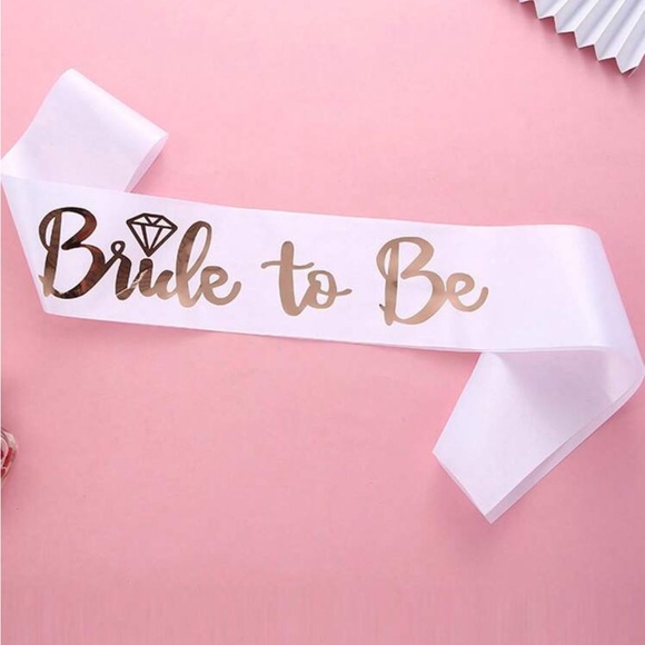 Bride embroidered lettering robe nwt belted satin various sizes nwt - Picture 8 of 11